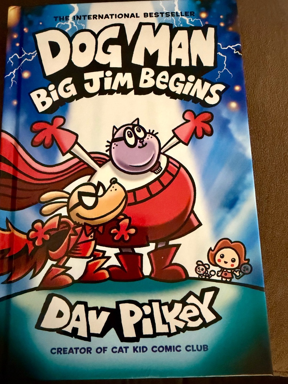 Dog Man: Big Jim Begins – Blue Cover Graphic Novel by